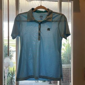 EP Pro logo polo blue & white